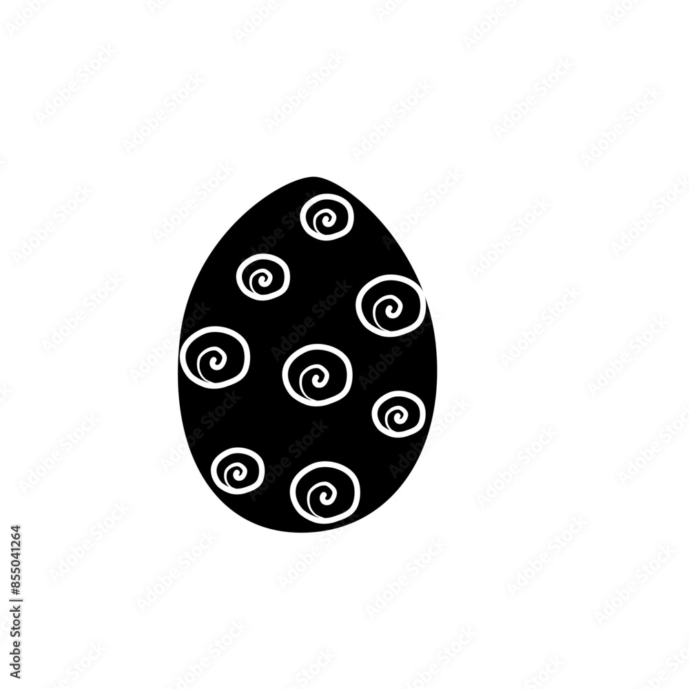 patterned easter eggs line illustration patterned easter eggs line illustration
