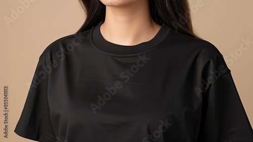 A Simple Black T-Shirt: The Blank Canvas of Fashion photo