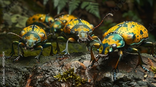 Lema Decem punctata Gebler beetles thrive in their natural habitats © xelilinatiq