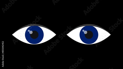 Eyes blinking + alpha