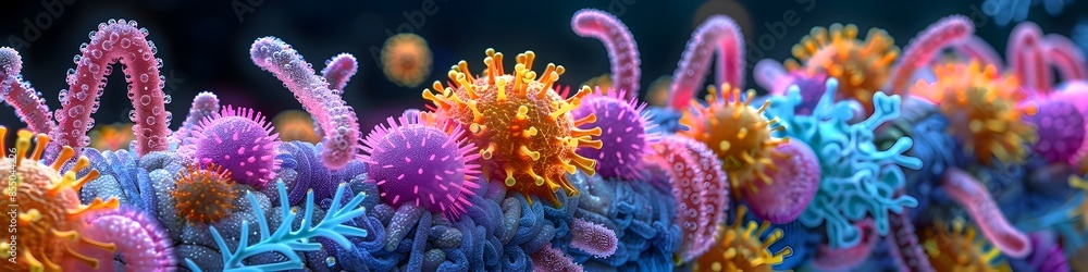 Vivid Microscopic Patterns of the Diverse Human Microbiome Ecosystem Vivid Microscopic Patterns of the Diverse Human Microbiome Ecosystem