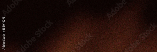 Abstract dark brown and black  gradient noise grain background  with a smooth, subtle texture, perfect for wallpapers, backdrops, and digital designs. posters advertising, templates, banners, covers.