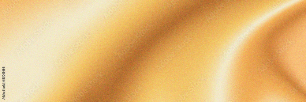 Elegant close-up of smooth flowing golden fabric with soft curves and rich texture, creating a luxurious and sophisticated gradient noise grain background, posters and advertising, templates, covers Elegant close-up of smooth flowing golden fabric with soft curves and rich texture, creating a luxurious and sophisticated gradient noise grain background, posters and advertising, templates, covers