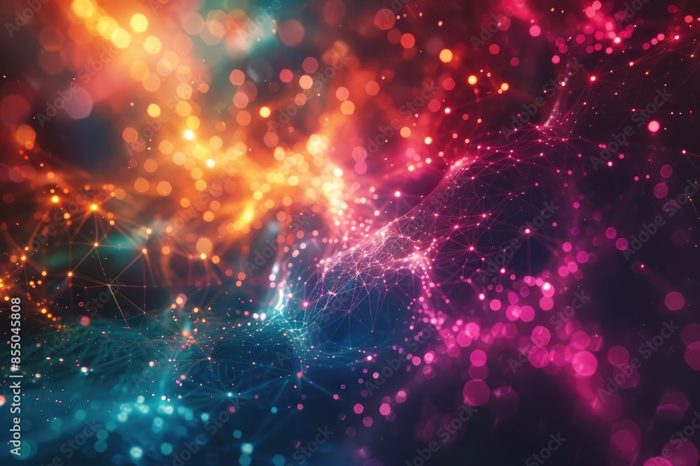 Abstract colorfur background digital wave cyber surface diodes Abstract colorfur background digital wave cyber surface diodes