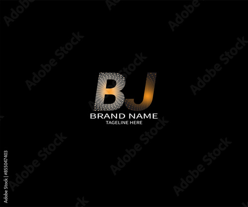 BJ letter logo Design. Unique attractive creative modern initial BJ initial based letter icon logo