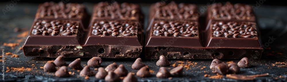 Dark chocolate bars Dark chocolate bars