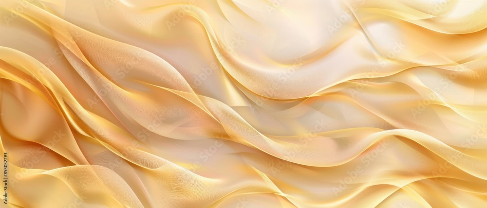 Flowing golden and beige abstract waves creating a smooth and elegant composition. Flowing golden and beige abstract waves creating a smooth and elegant composition.