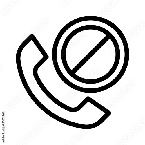 blocked line icon