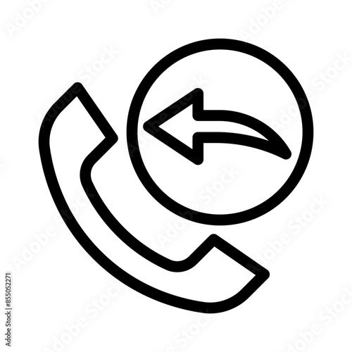 incoming call line icon