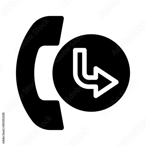 missed call glyph icon