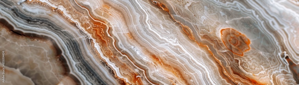Abstract Brown and White Agate Stone Texture. Abstract Brown and White Agate Stone Texture.