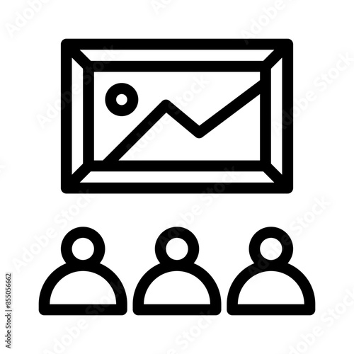museum line icon