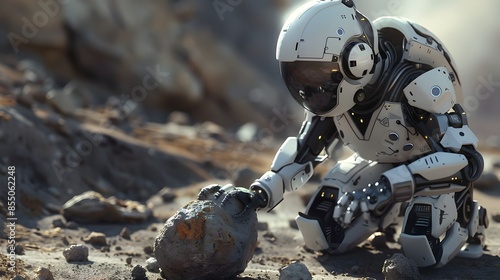 Robotic Encounter with Alien Lifeform During Space Mission