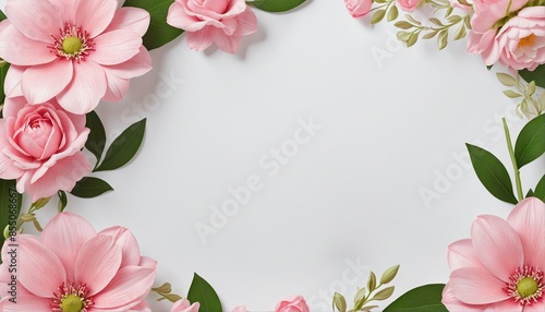 Romantic Floral Border Design for Special Occasions