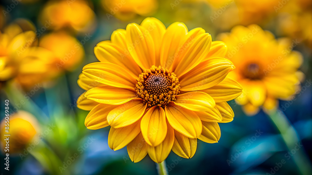 beautiful yellow flower pistil with shallow dept of focus beautiful yellow flower pistil with shallow dept of focus
