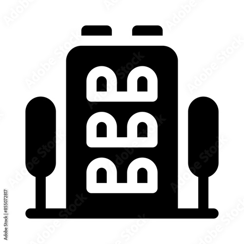appartment glyph icon