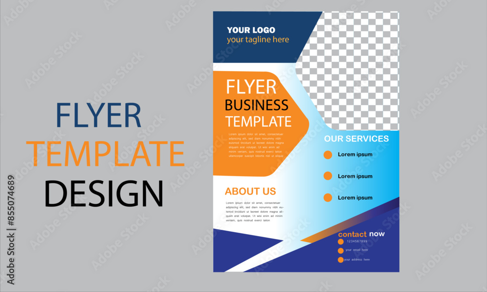 creative modern minimal business flyer template design creative modern minimal business flyer template design