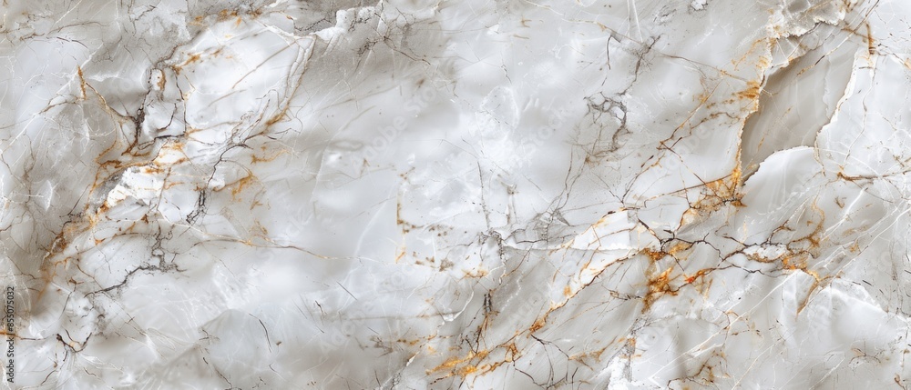 Abstract white marble texture with brown veins. Abstract white marble texture with brown veins.