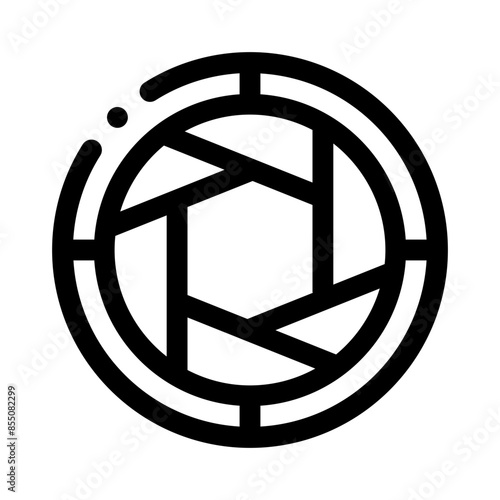 aperture line icon