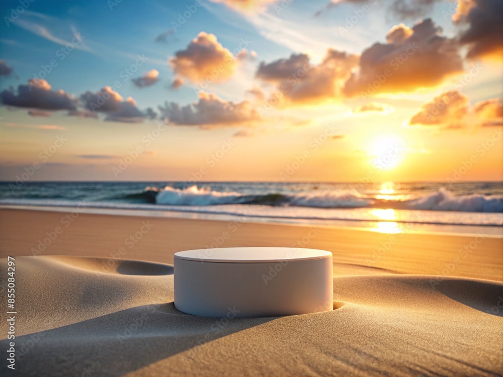 sunset on the beach product placement background sunset on the beach product placement background