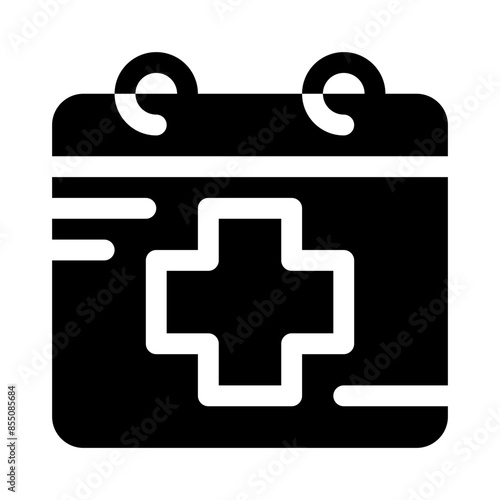 medical checkup glyph icon