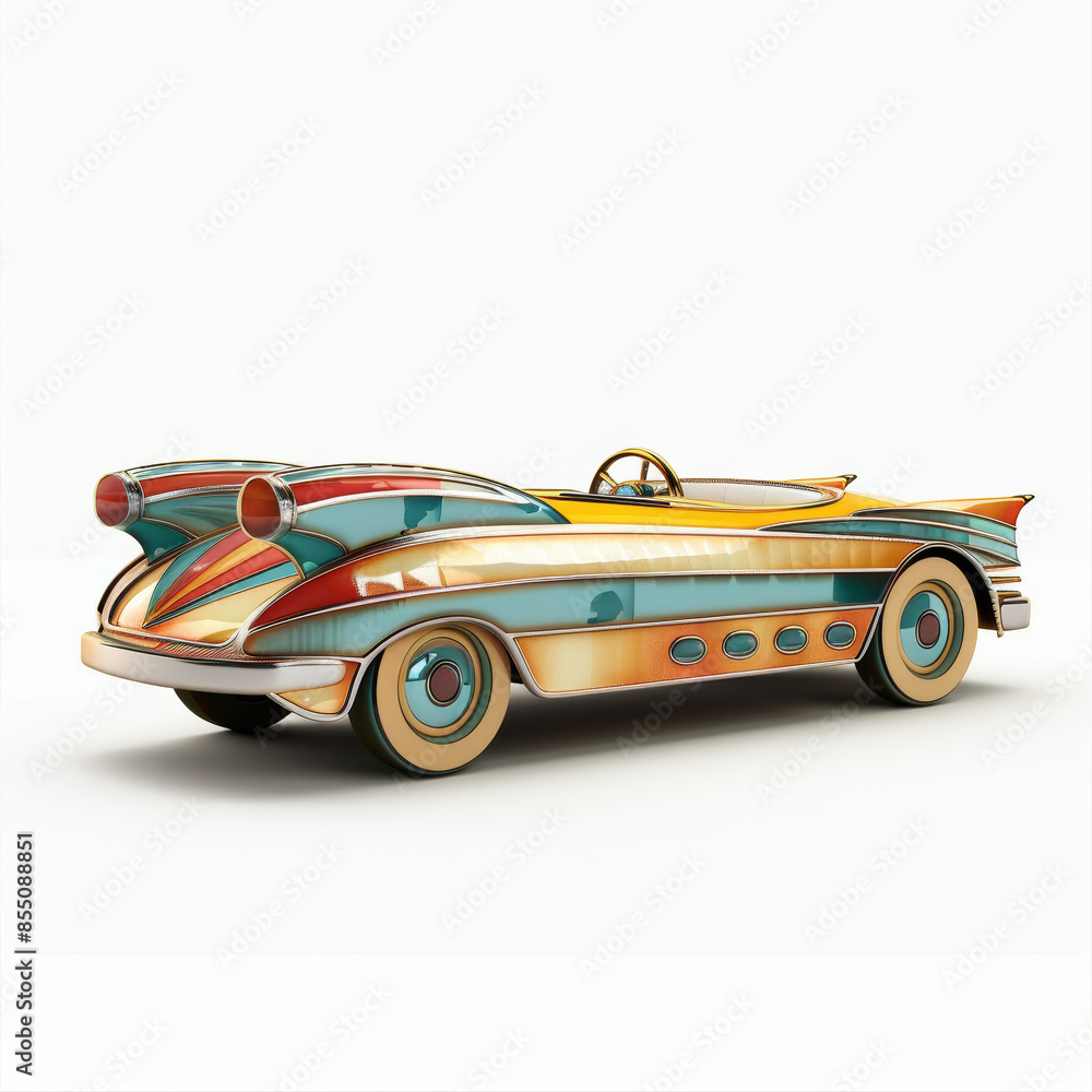 Obraz premium retro car toy