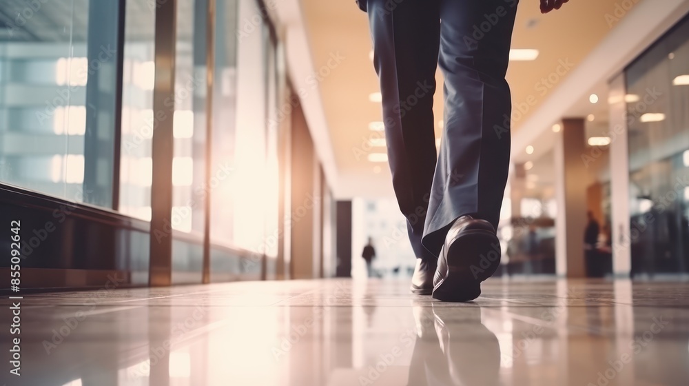 Executive Footsteps in the Corporate Hallway Executive Footsteps in the Corporate Hallway
