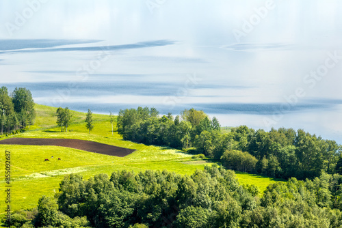 Landscape Latvia, in the countryside of Latgale. By Lake Sivers photo