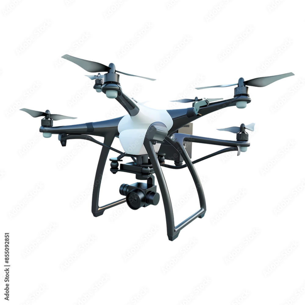 Drone with Camera Hovering in Air Drone with Camera Hovering in Air