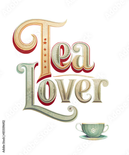 Tea lover t shirt design