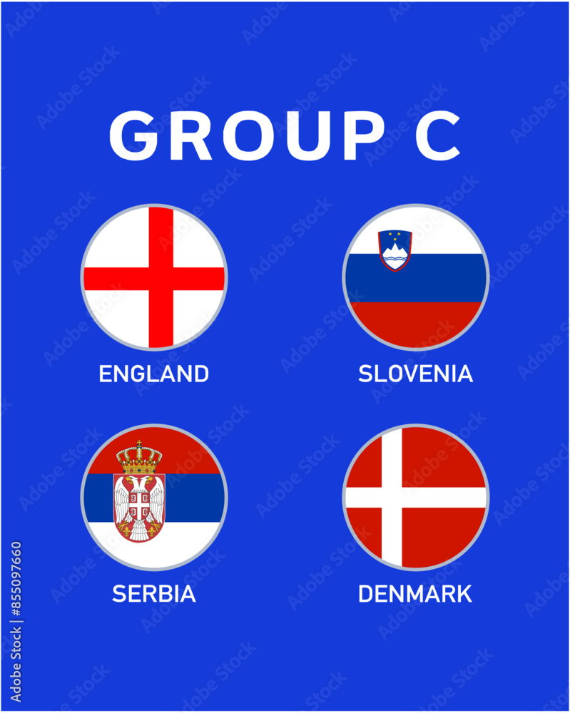 Group C Emblem European Nations 2024 Teams Countries European Germany Football Symbol Logo Design Vector Illustration Group C Emblem European Nations 2024 Teams Countries European Germany Football Symbol Logo Design Vector Illustration