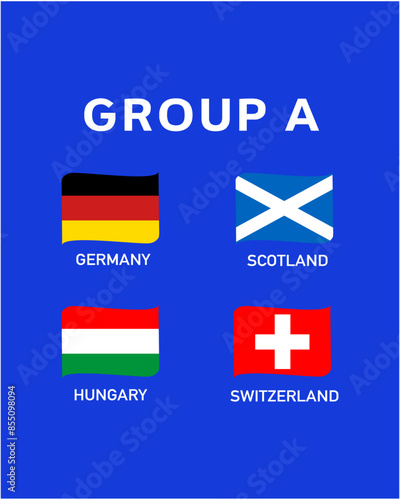 Group A Flag Ribbon European Nations 2024 Teams Countries European Germany Football Symbol Logo Design Vector Illustration Free Download Group A Flag Ribbon European Nations 2024 Teams Countries European Germany Football Symbol Logo Design Vector Illustration - GFXLoad