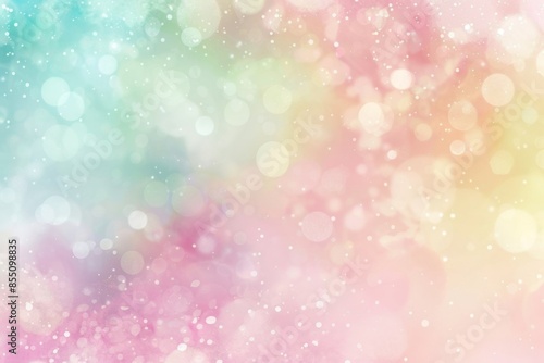 Pastel bokeh background with vibrant colors and dreamy light spots