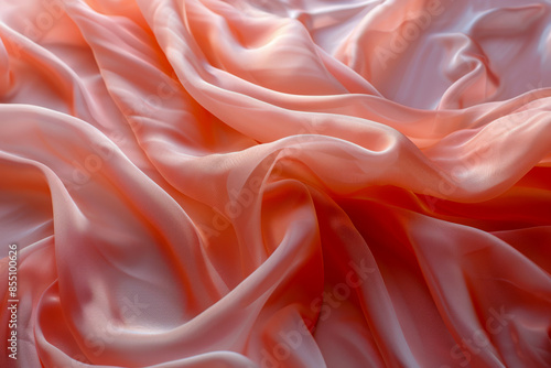 A pink fabric with a wavy texture