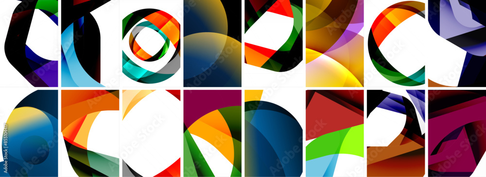 Collection of abstract background with waves, colorful shapes and 3d shadow effect. Vector Illustration For Wallpaper, Banner, Background, Card, Book Illustration, landing page Collection of abstract background with waves, colorful shapes and 3d shadow effect. Vector Illustration For Wallpaper, Banner, Background, Card, Book Illustration, landing page
