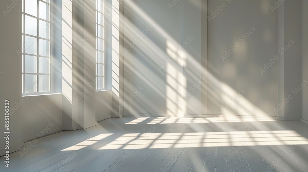Fototapeta premium Dramatic Contrast of Light and Shadow in Abstract Background
