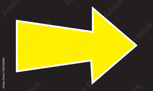 Free Download hand drawn quirky cartoon arrow. isolated on black background. Vector illustration. EPS 10  - GFXLoad