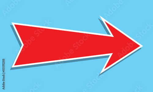 Free Download hand drawn quirky cartoon arrow. isolated on sky background. Vector illustration. EPS 10  - GFXLoad