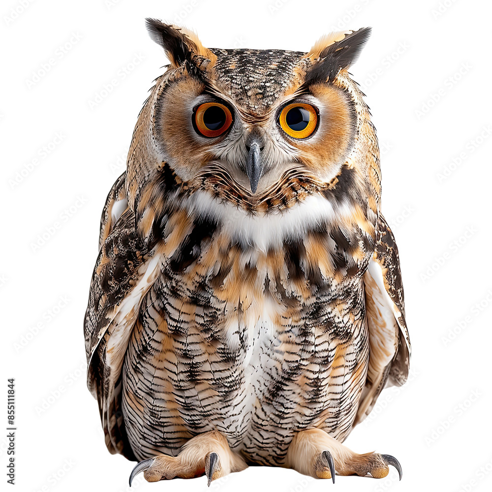 Owl isolated on transparent background Owl isolated on transparent background
