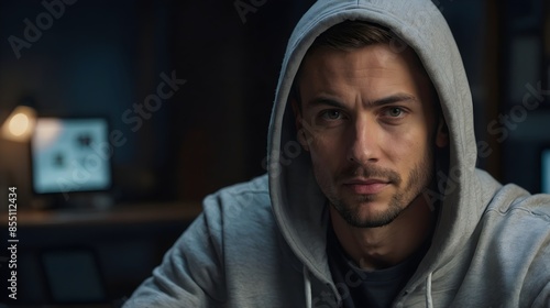 portrait of a man working 