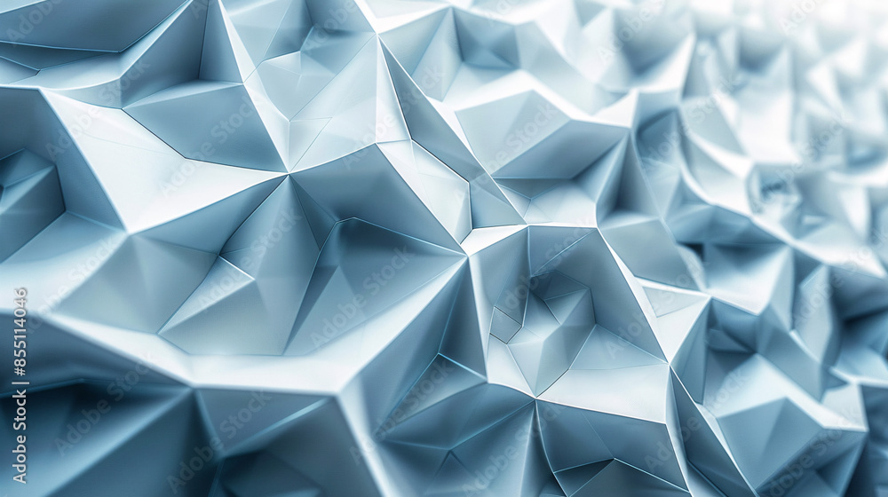 Complex 3D geometric structure with overlapping polygons and shadow effects, creating an intricate background Complex 3D geometric structure with overlapping polygons and shadow effects, creating an intricate background