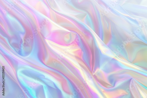 Wallpaper Mural Iridescent Fabric Waves Torontodigital.ca