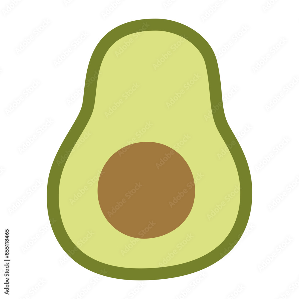 avocado fruit icon. avocado fruit icon.
