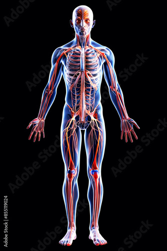 Human Circulatory System: Arteries and Veins Anatomy