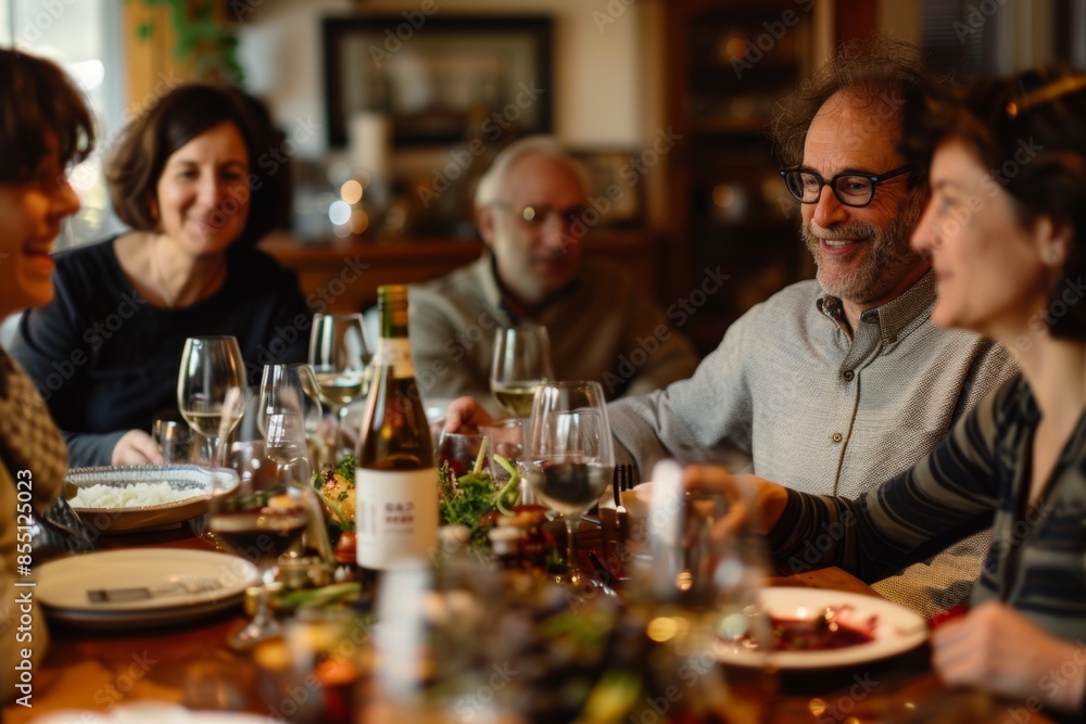 Passover traditions of hospitality and inclusion - people opening their homes to guests and strangers, inviting them to join in the Seder celebration and share in the joy and warmth of the holiday Passover traditions of hospitality and inclusion - people opening their homes to guests and strangers, inviting them to join in the Seder celebration and share in the joy and warmth of the holiday