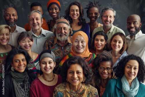Passover - diverse group of people from different backgrounds and cultures coming together to celebrate the holiday, reflecting the universal themes of freedom and liberation