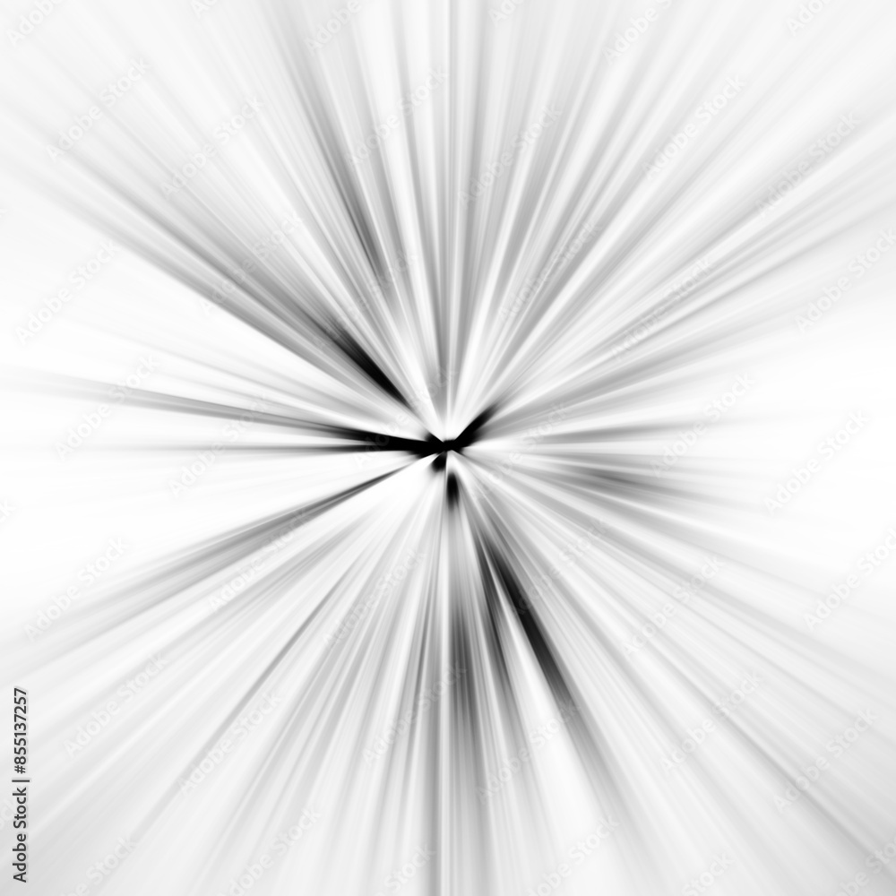 Obraz premium Black and white zoom motion effect. Abstract background.