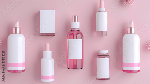 Cosmetic Bottle Mockup