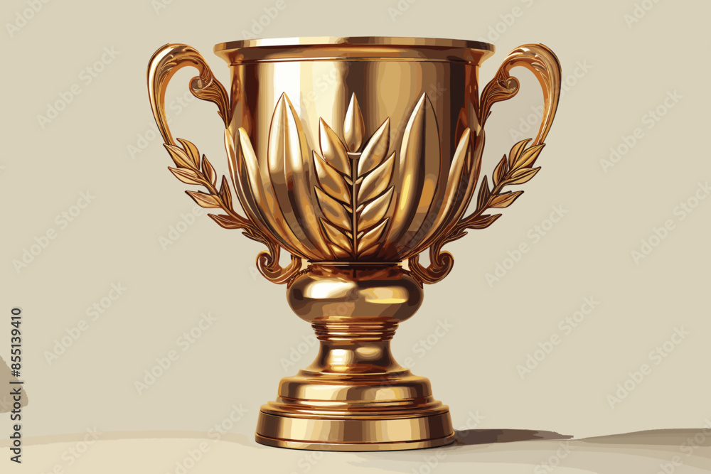Cup award icon gold vector and illustration Cup award icon gold vector and illustration
