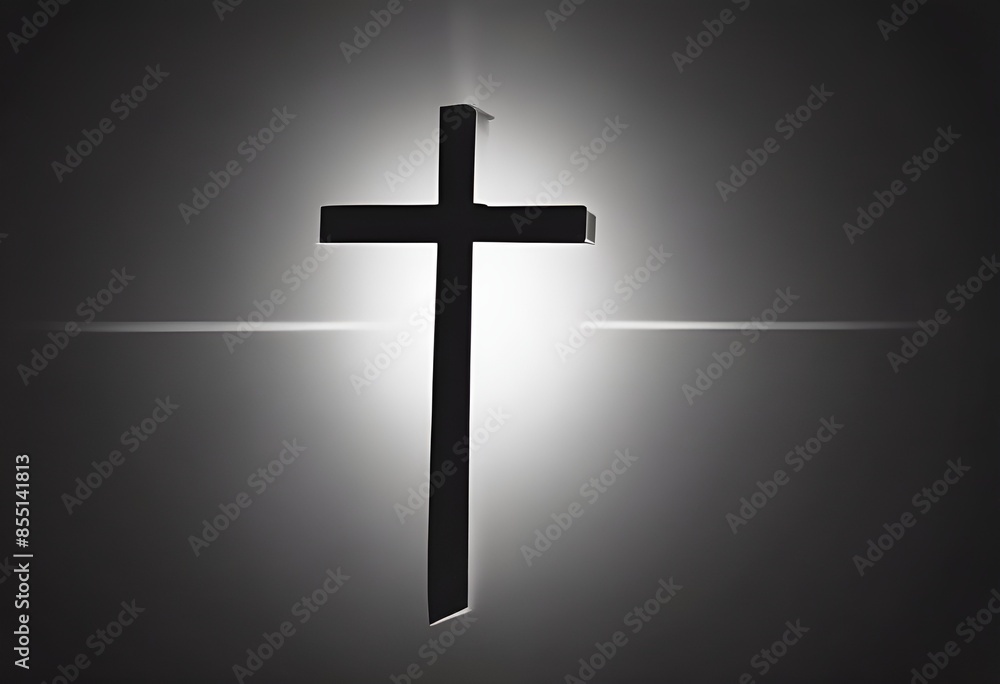 3d cross on black background for obituary notice, funeral announcement, necrology 3d cross on black background for obituary notice, funeral announcement, necrology